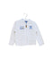 A White Zippered Sweatshirts from Mayoral in size 6-12M for boy. (Front View)