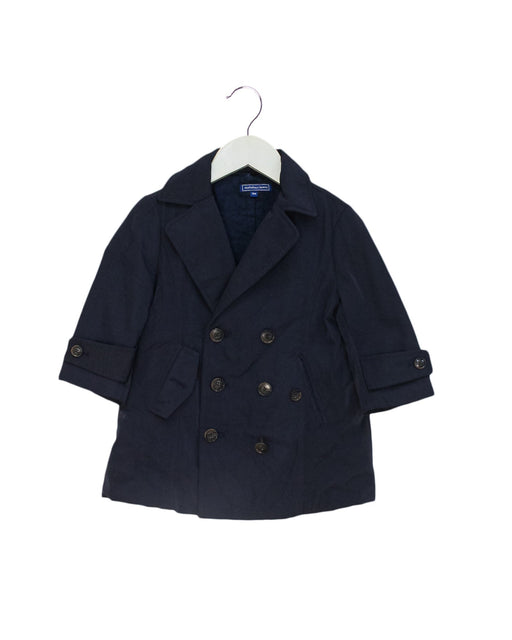 A Navy Coats from Nicholas & Bears in size 12-18M for girl. (Front View)