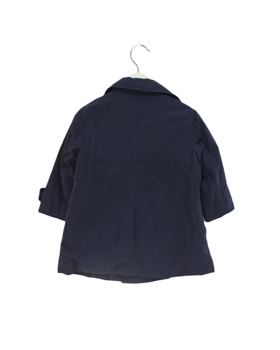 A Navy Coats from Nicholas & Bears in size 12-18M for girl. (Back View)