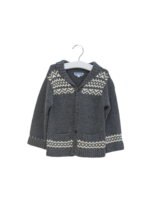 A Grey Cardigans from Jacadi in size 18-24M for neutral. (Front View)