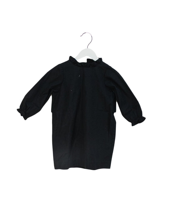 A Black Long Sleeve Dresses from FITH in size 4T for girl. (Front View)
