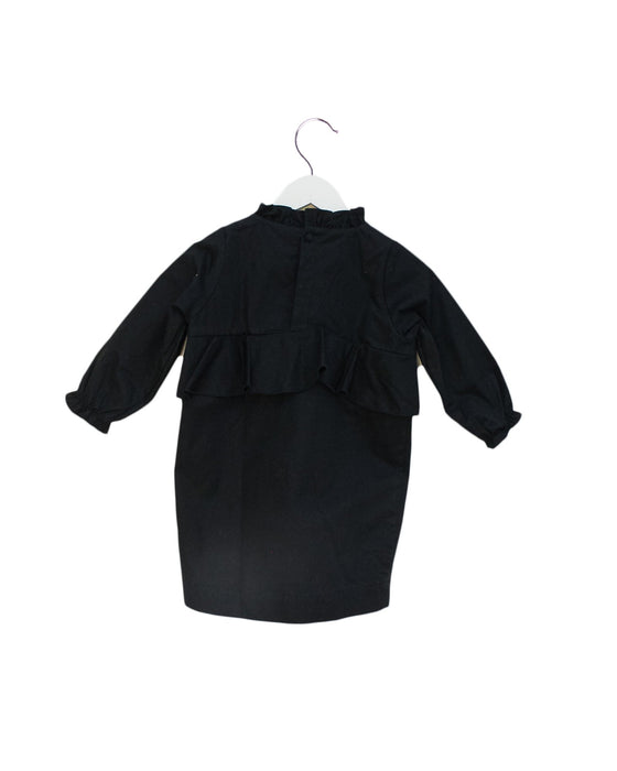 A Black Long Sleeve Dresses from FITH in size 4T for girl. (Back View)
