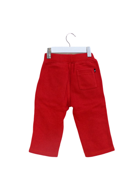 A Red Sweatpants from Tommy Hilfiger in size 6-12M for boy. (Back View)