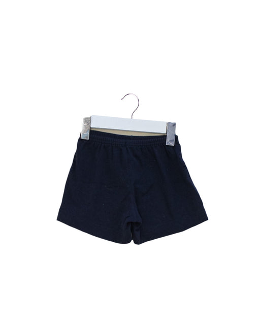 A Navy Shorts from Petit Bateau in size 3T for boy. (Front View)