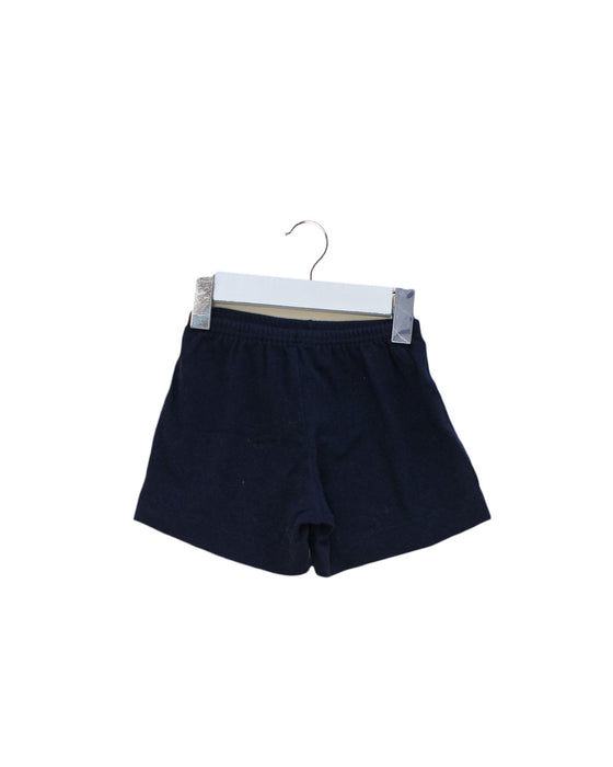 A Navy Shorts from Petit Bateau in size 3T for boy. (Front View)