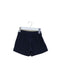 A Navy Shorts from Petit Bateau in size 3T for boy. (Front View)