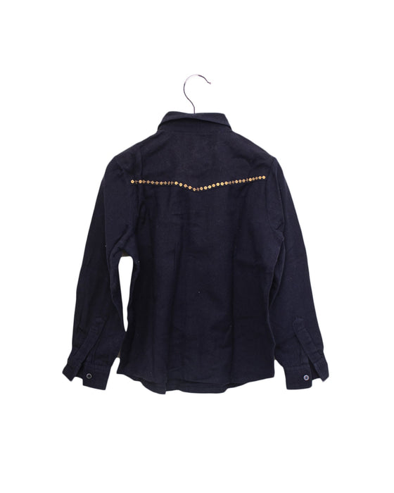 A Navy Shirts from Velveteen in size 5T for boy. (Back View)