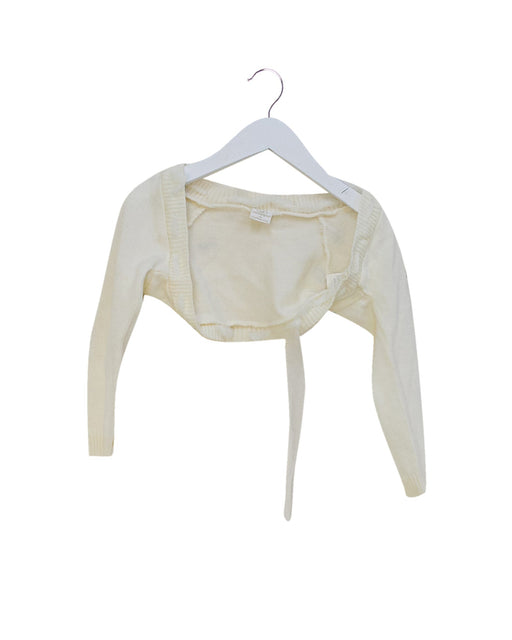 A Ivory Cardigans from Chickeeduck in size 2T for girl. (Front View)