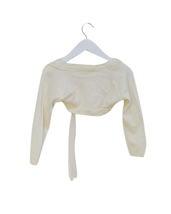 A Ivory Cardigans from Chickeeduck in size 2T for girl. (Back View)