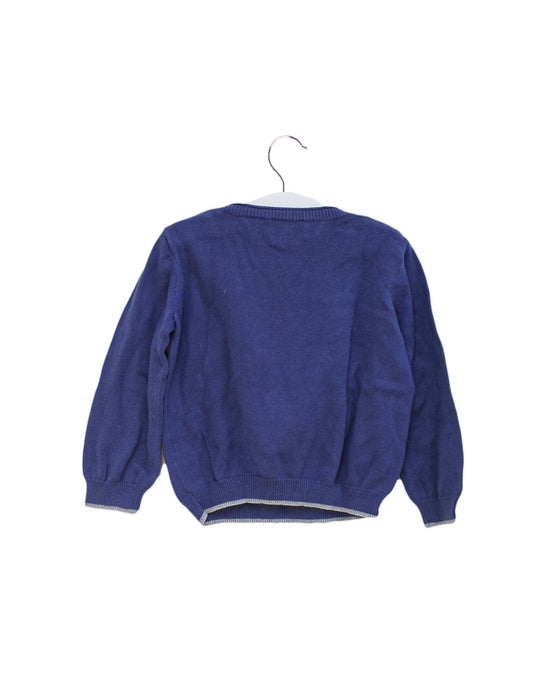 A Blue Knit Sweaters from Bonnie Baby in size 18-24M for boy. (Back View)