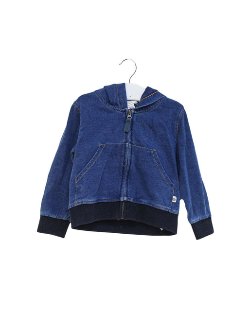 A Blue Lightweight Jackets from Bonnie Baby in size 12-18M for boy. (Front View)
