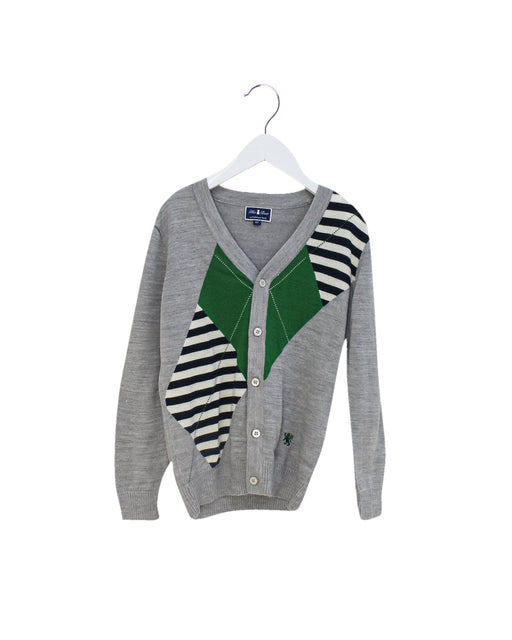 A Grey Cardigans from Nicholas & Bears in size 6T for boy. (Front View)