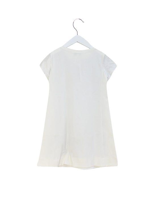 A Blue Short Sleeve Dresses from Simonetta in size 8Y for girl. (Back View)