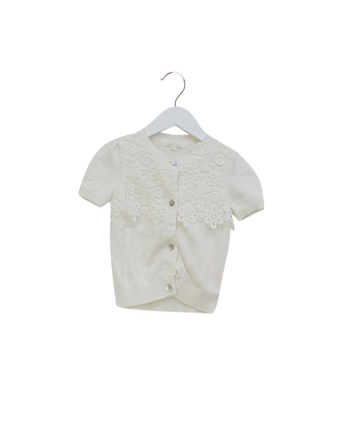 A White Cardigans from Nicholas & Bears in size 3T for girl. (Front View)