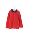 A Red Long Sleeve Polos from Jacadi in size 6T for boy. (Front View)