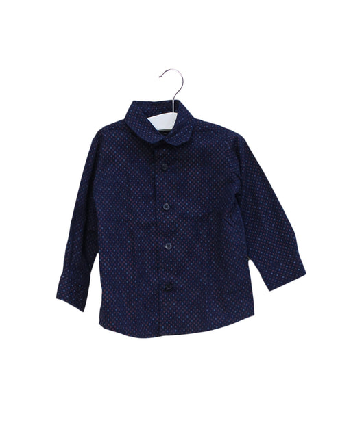 A Navy Shirts from Nautica in size 12-18M for boy. (Front View)