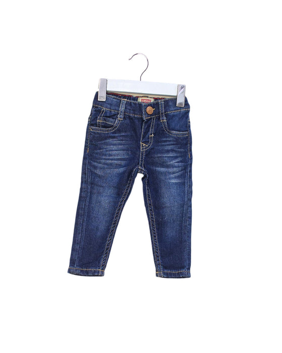 A Blue Jeans from Levi's in size 6-12M for boy. (Front View)