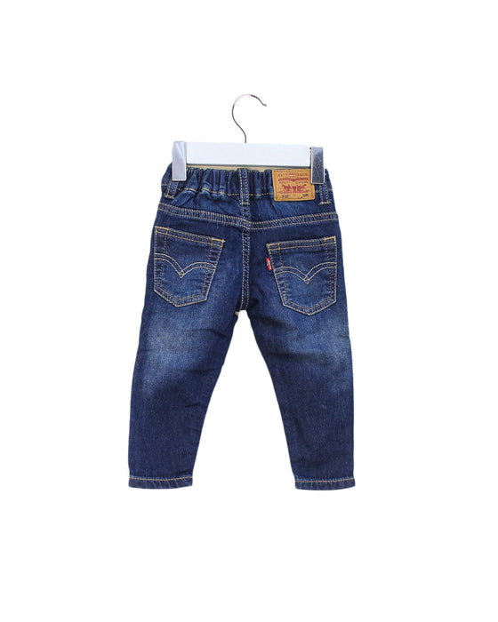 A Blue Jeans from Levi's in size 6-12M for boy. (Back View)