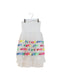 A White Long Skirts from Simonetta in size 6T for girl. (Front View)