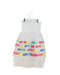A White Long Skirts from Simonetta in size 6T for girl. (Back View)