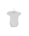 A Ivory Short Sleeve Bodysuits from Petit Bateau in size 0-3M for girl. (Front View)