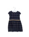 A Navy Short Sleeve Dresses from Janie & Jack in size 4T for girl. (Front View)
