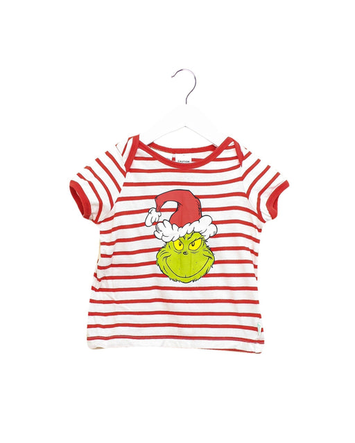 A Red Short Sleeve T Shirts from Peter Alexander in size 6-12M for boy. (Front View)