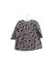 A Grey Long Sleeve Dresses from Bonpoint in size 6-12M for girl. (Back View)