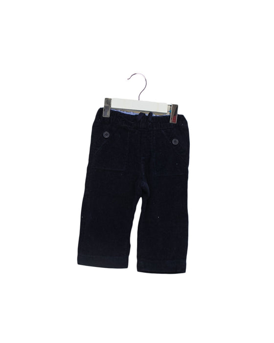 A Navy Casual Pants from Jacadi in size 6-12M for boy. (Front View)