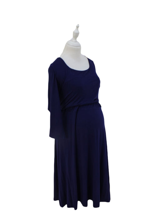 A Navy Long Sleeve Dresses from Tiffany Rose in size XL for maternity. (Front View)