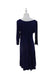 A Navy Long Sleeve Dresses from Tiffany Rose in size XL for maternity. (Back View)