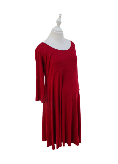 A Red Long Sleeve Dresses from Tiffany Rose in size XL for maternity. (Front View)