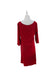 A Red Long Sleeve Dresses from Tiffany Rose in size XL for maternity. (Back View)