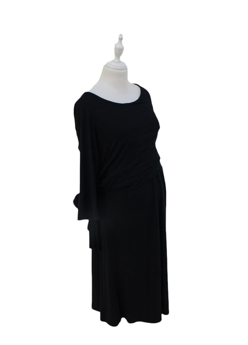 A Black Long Sleeve Dresses from Tiffany Rose in size XL for maternity. (Front View)