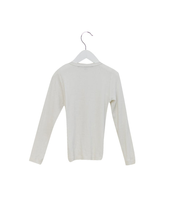 A Ivory Cardigans from Lili Gaufrette in size 6T for girl. (Back View)