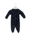 A Navy Onesies from Yellowsub in size 6-12M for neutral. (Front View)