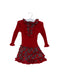 A Red Sweater Dresses from Nicholas & Bears in size 6-12M for girl. (Front View)