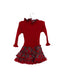 A Red Sweater Dresses from Nicholas & Bears in size 6-12M for girl. (Back View)