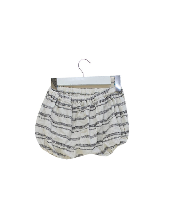 A Ivory Bloomers from Message in the Bottle in size 6-12M for girl. (Back View)