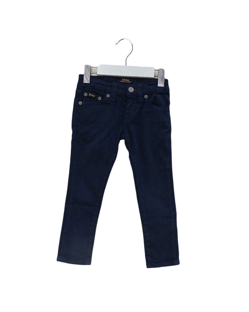 A Navy Casual Pants from Polo Ralph Lauren in size 2T for boy. (Front View)