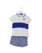 A White Short Sleeve Polos from Ralph Lauren in size 6-12M for boy. (Front View)