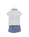 A White Short Sleeve Polos from Ralph Lauren in size 6-12M for boy. (Back View)