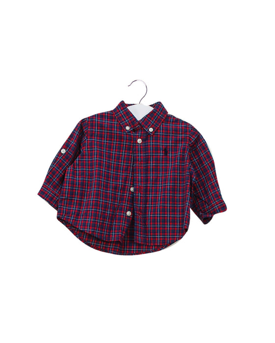 A Green Shirts from Ralph Lauren in size 0-3M for boy. (Front View)