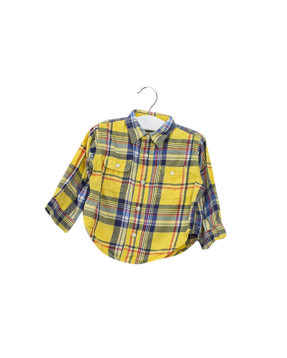 A Yellow Shirts from Polo Ralph Lauren in size 6-12M for boy. (Front View)