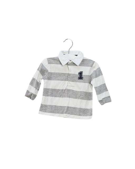 A Grey Long Sleeve Tops from Bout'Chou in size 3-6M for boy. (Front View)