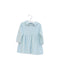 A Blue Long Sleeve Dresses from Kingkow in size 6-12M for girl. (Front View)