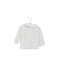 A White Long Sleeve Tops from Kingkow in size 3-6M for girl. (Front View)