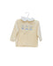 A Beige Long Sleeve Tops from Kingkow in size 3-6M for girl. (Front View)