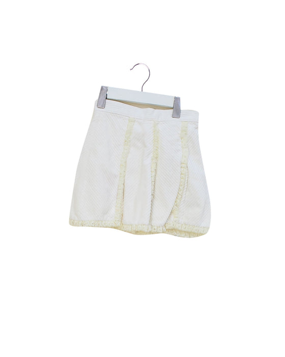 A White Mid Skirts from Nicholas & Bears in size 4T for girl. (Front View)