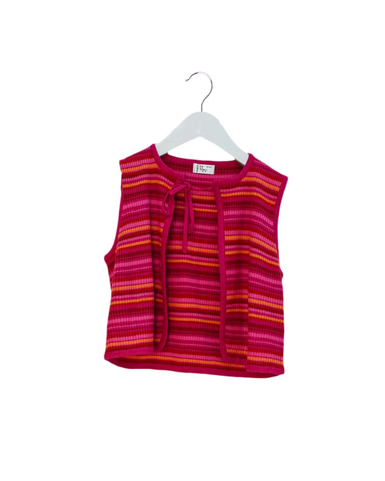 A Pink Outerwear Vests from Kingkow in size 3T for girl. (Front View)